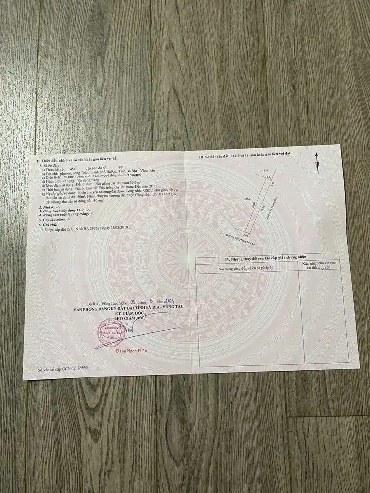 Đất Đẹp - 2 Mặt Tiền - Bán Gấp Lô Đất Tiềm Năng Tại Phường Long Toàn, Tp Bà Rịa, Brvt