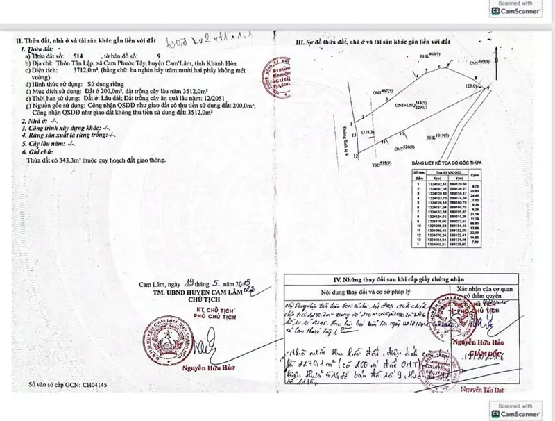 Vị Trí Đẹp - Đầu Tư Sinh Lời - Bán Đất Mặt Tiền Đường Tỉnh Lộ 9, Cam Phước Tây, Cam Lâm, Khánh Hoà - ảnh 1