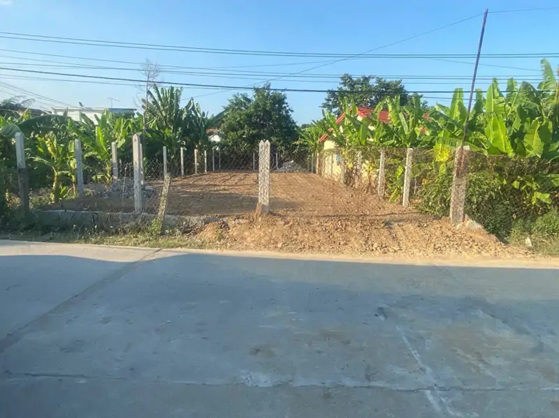 Diên An Ngang 9M Gần Như Full Thổ Cư Mặt Tiền Đường Bà Đội Đường Đẹp Dân Đôngchủ Cần Bán Lô Đất - ảnh 1
