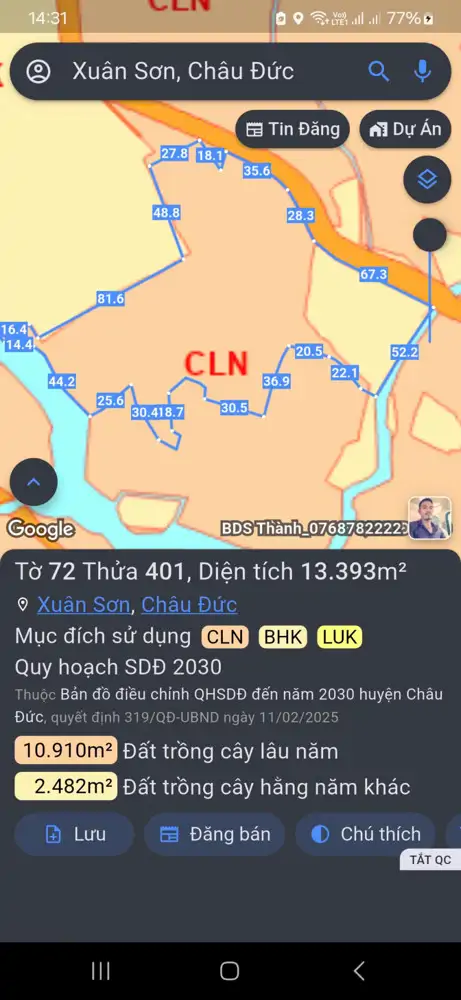 Xuân Sơn Hcm , 13393Mv 150M Mt Nhưa , View Suối Quanh Năm Thích Hợp Làm Nhà Vườn Nghĩ Dưỡng - ảnh 1