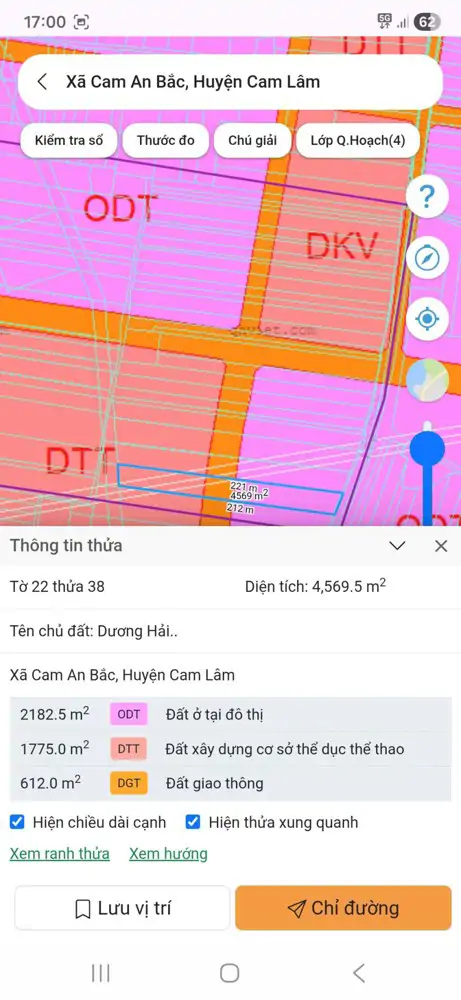 Đất Đẹp - Giá Đầu Tư - Cần Bán Lô Đất Xã Cam An Bắc, Cam Lâm, Khánh Hòa