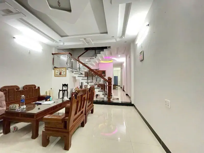 Bán Nhà 3 Tầng Đường 7M5 - Khu Đô Thị Sinh Thái Ven Sông Hoà Xuân, Kinh Doanh Cực Đỉnh - ảnh 1