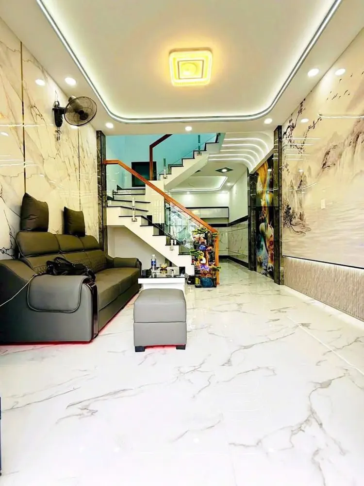 Nhà 2 Tầng Đúc Mới Tinh 34M2 Hẻm Xe Hơi Gần Chợ Thiếc. Lê Văn Khương, Phường Hiệp Thành, Quận 12