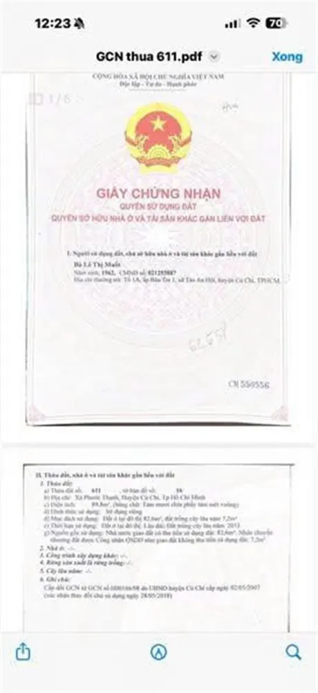 Bán Đất Tặng Nhà Chính Chủ Ngay Đường Tỉnh Lộ 7, Xã Phước Thạnh, Huyện Củ Chi - Hcm