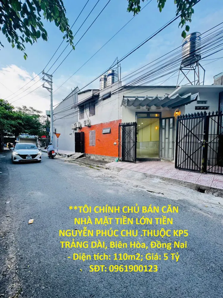 Nhà Đẹp - Giá Tốt Bán Căn Nhà Sổ Hồng Riêng 2 Măt Trước Sau Nở Hậu Phường Trảng Dài, Biên Hòa
