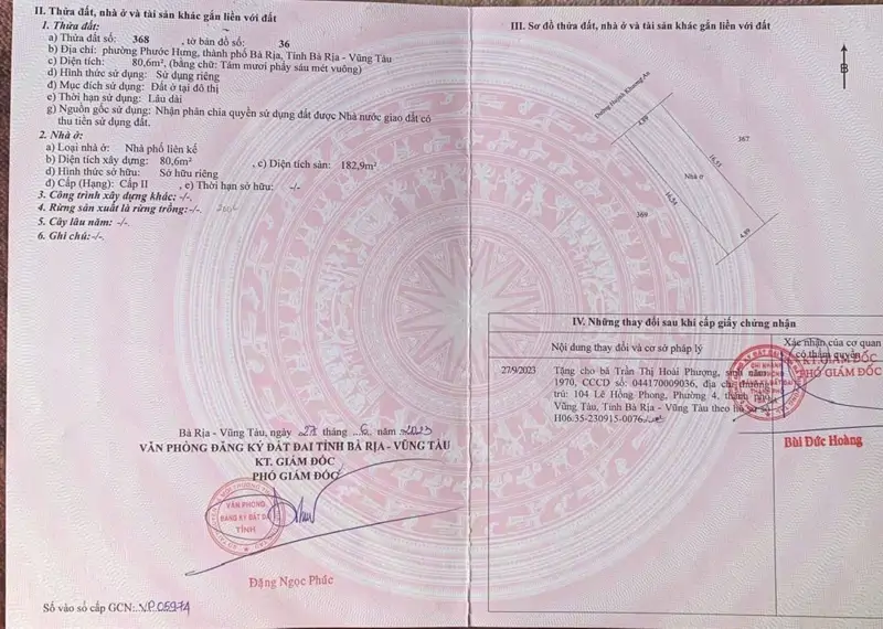 Bán Nhà Địa Chỉ: Huỳnh Khương An, Phường Phước Hưng, Bà Rịa (Cũ). Đ/c Mới: Phường Bà Rịa – Tp Hcm