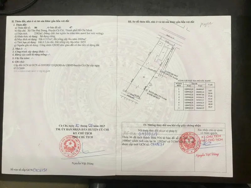 Sở Hữu Lô Đất Chính Chủ - 2 Mặt Tiền Xã Tân Phú Trung, Huyện Củ Chi, Tp Hồ Chí Minh