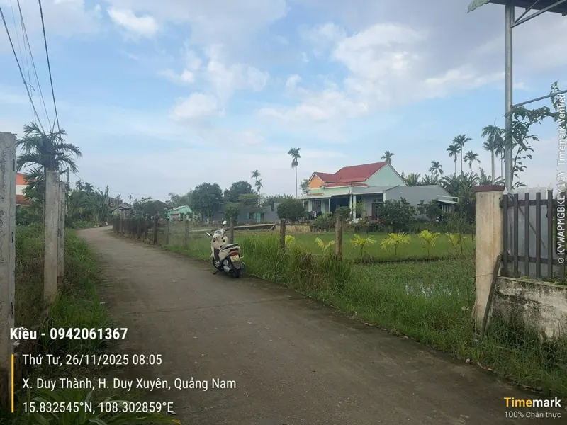 Bán Đất Đẹp Thôn Vân Quật Duy Thành, Quảng Nam 550 Tr