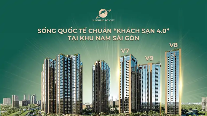 Nhận Giữ Chỗ Tòa V8, V9 Sunshine Sky City Chiết Khấu 1%, Giá Từ 105 Triệu/m2, Lịch Thanh Toán Giãn - ảnh 1