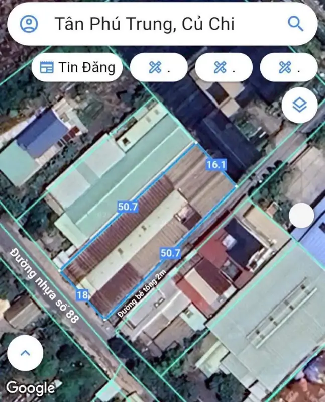 Kho Mt Đường 88 – 850M² – Gần Bv Xuyên Á, Tân Phú Trung – Giá Chỉ 8 Tỷ - ảnh 1