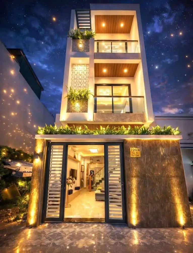 Bán Nhà Mới Tttp 3 Tầng Hẻm Cao Đài P. Tây Nha Trang - ảnh 1