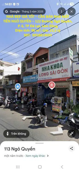Nhà Đẹp Giá Tốt – Cần Bán Nhà Mặt Tiền Ngô Quyền – 122 Đường Ngô Quyền, P. 6, Tp Đà Lạt, Lâm Đồng