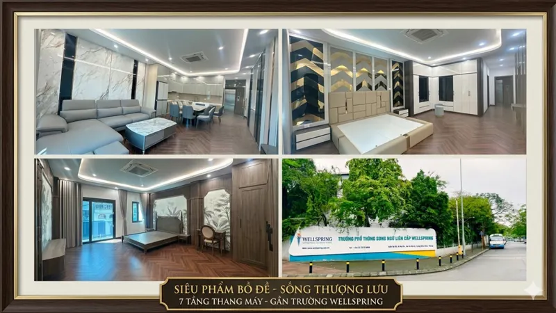 Bán Nhà Bồ Đề 80M2- 7 Tầng Thang Máy - Cạnh Trường Wellspring - Ô Tô Tránh- 2X Tỷ