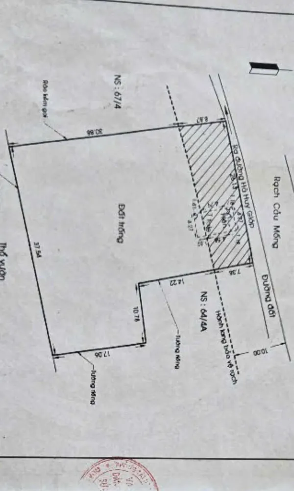 Bán Gấp 1.233M² Đất Mặt Tiền Thạnh Lộc 52 Q.12 Giá Chỉ 11 Tỷ