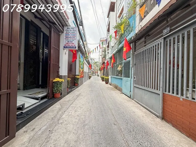 Lê Văn Sỹ - Giáp Q3 - 41M2 - 4 Tầng - 3Pn - 7.85 Tỷ