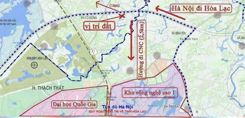 Cần Tiền Em Bán Rẻ Lô Đất Tại Hòa Lạc , Cách Trục Hồ Tây -Ba Vì 150M