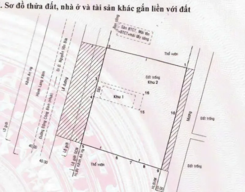 Siêu Phẩm Mt Đặng Công Bỉnh – Ngang 61M – 3.341M² – Chỉ 16Tr/m²