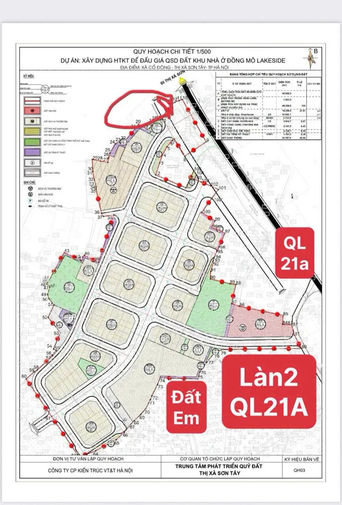 3.8 Tỷ Lô Đất Cạnh Tái Định Cư Mặt Đường Ql21 Tại Hoà Lạc