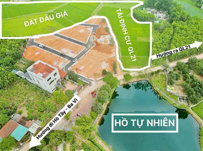 Sốc! 150M Ra Ql21a Mở Rộng 80M – Đất Sát Dự Án Đấu Giá Đòng Mô Lake Side - Mua Là Thắng