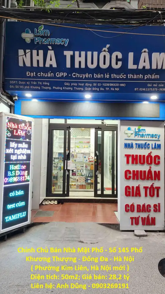 Chính Chủ Bán Nhà Mặt Phố - Số 145 Phố Khương Thượng - Đống Đa - Hà Nội - ảnh 1