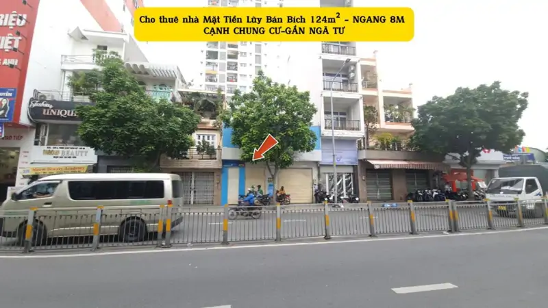 Cho Thuê Nhà Mặt Tiền Lũy Bán Bích 128M² - Ngang 8M -Cạnh Chung Cư - ảnh 1