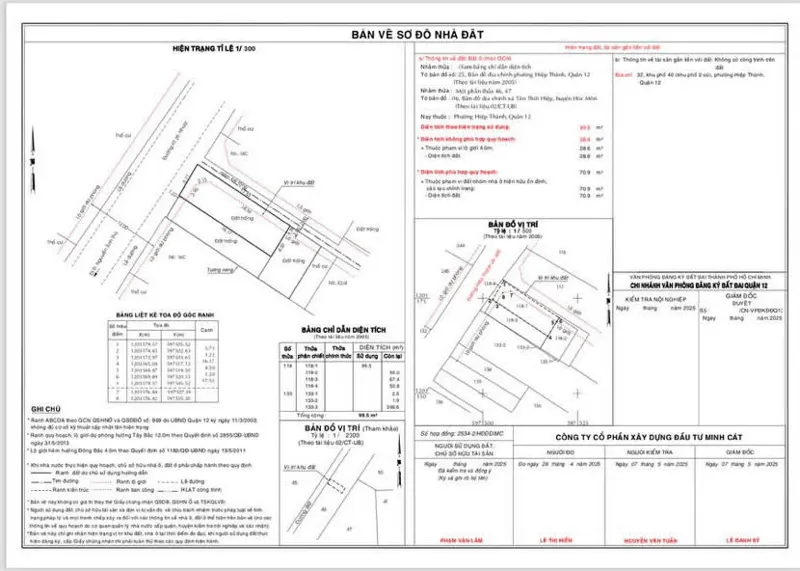Bán Gấp 2 Lô Đất Mt Hiệp Thành 26 – Q.12 – Vị Trí Vàng Sát Chợ & Trường Học