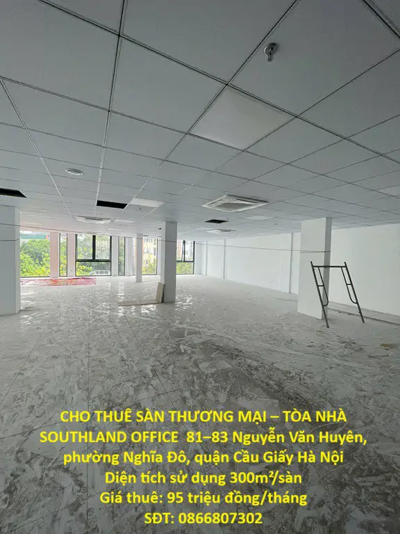 Cho Thuê Sàn Thương Mại – Tòa Nhà Southland Office 81–83 Nguyễn Văn Huyên - ảnh 1