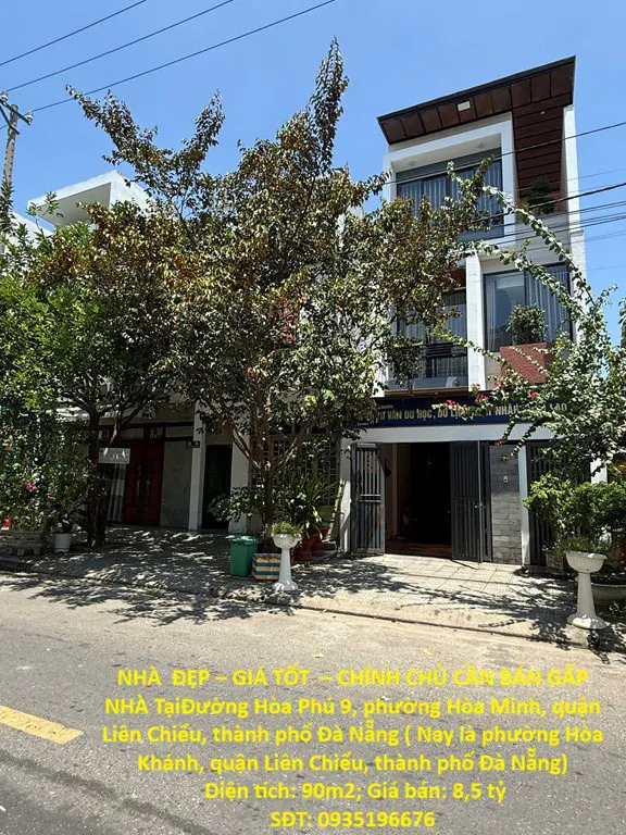Nhà Đẹp – Giá Tốt – Chính Chủ Cần Bán Gấp Nhà Tại Phường Hòa Minh, Quận Liên Chiểu, Thành Phố Đà