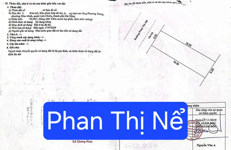 Bán Đất Mặt Tiền Phan Thị Nể - Thông Biển - Giá Đầu Tư - ảnh 1