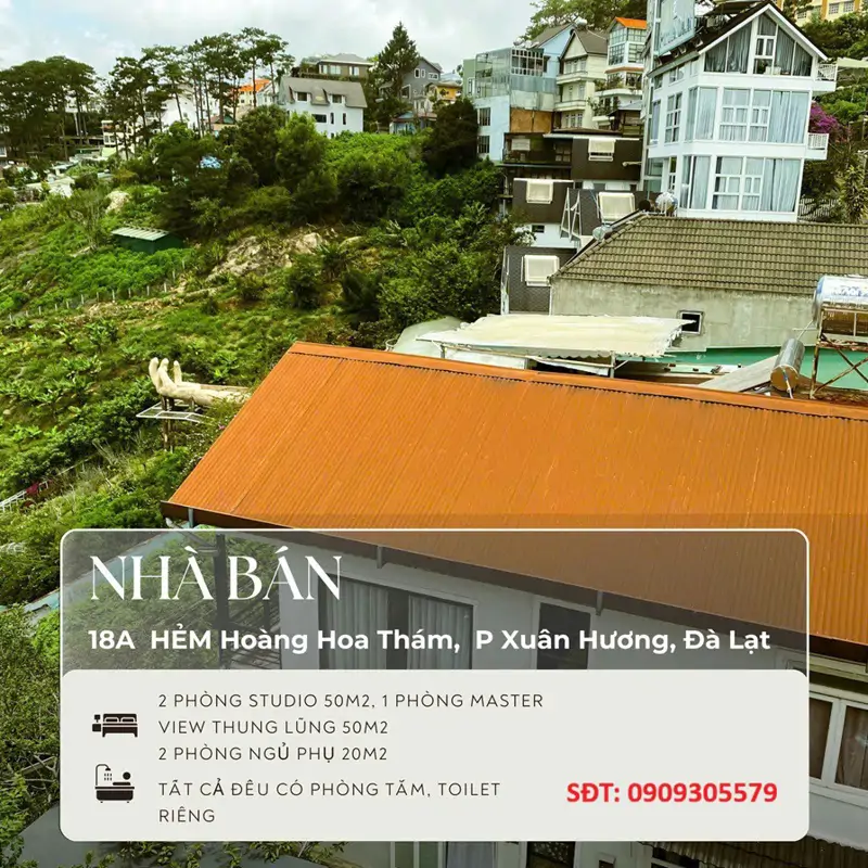 Hot Hot – Chính Chủ Cần Bán Nhà – View Đẹp, Đường Ô Tô Quay Đầu Tại Đường Hoàng Hoa Thám, P.10, Tp