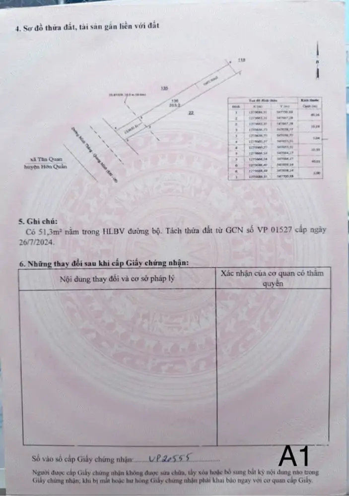 Bán Đất Mặt Tiền Đường Minh Thắng – Quang Minh, Giá Chỉ 900 Triệu