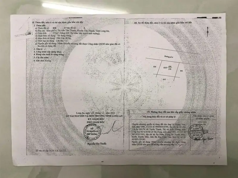 Đầu Tư Sinh Lời- Chính Chủ Bán Gấp 2 Lô Đất Đẹp 1587M2-Odt- 11,5 Tỷ Tại Tân Thạnh, Long An