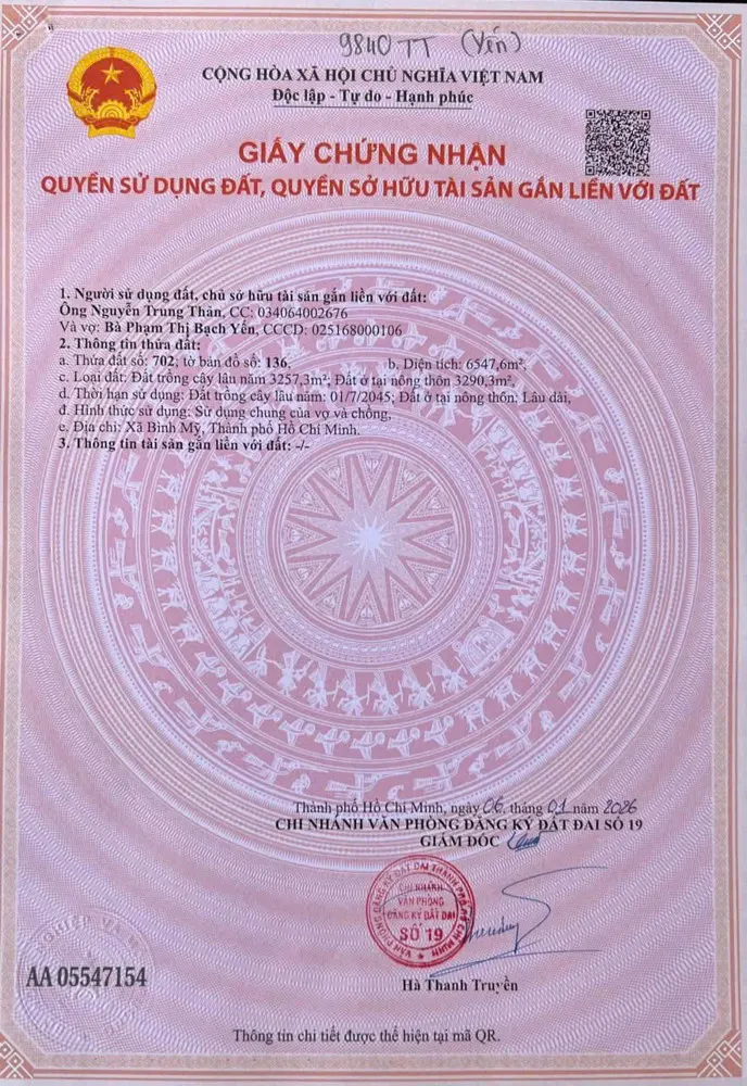 Siêu Phẩm Đất Khu Dân Cư – Trung An, Củ Chi – Quy Mô Khủng Hiếm Có