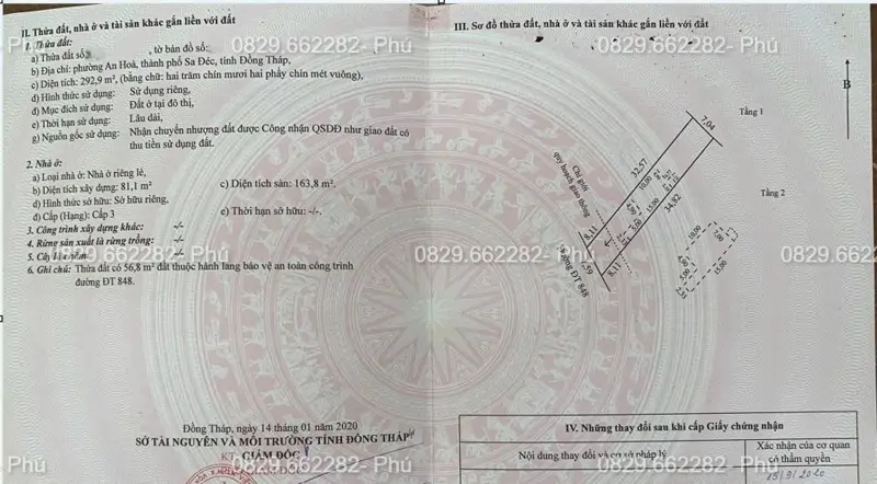 Bán Nhà Đất 989M2- Mặt Tiền Kinh Doanh- Gần Công Viên Sa Đéc