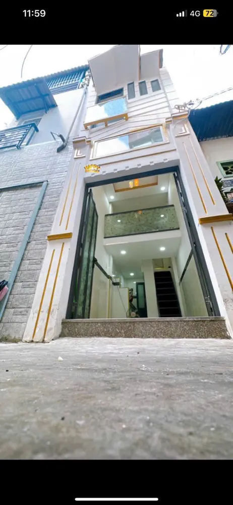 Bán Nhà Mới Đẹp Sát Mặt Tiền Q4 Shr Chỉ 1,5 Tỷ