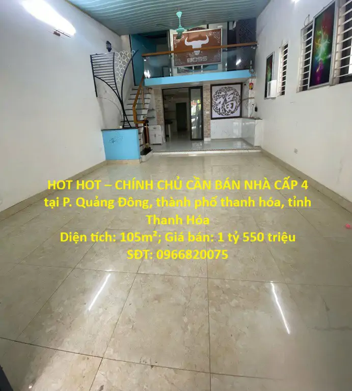 Hot Hot – Chính Chủ Cần Bán Nhà Cấp 4 Tại P. Quảng Đông, Thành Phố Thanh Hóa, Tỉnh Thanh Hóa