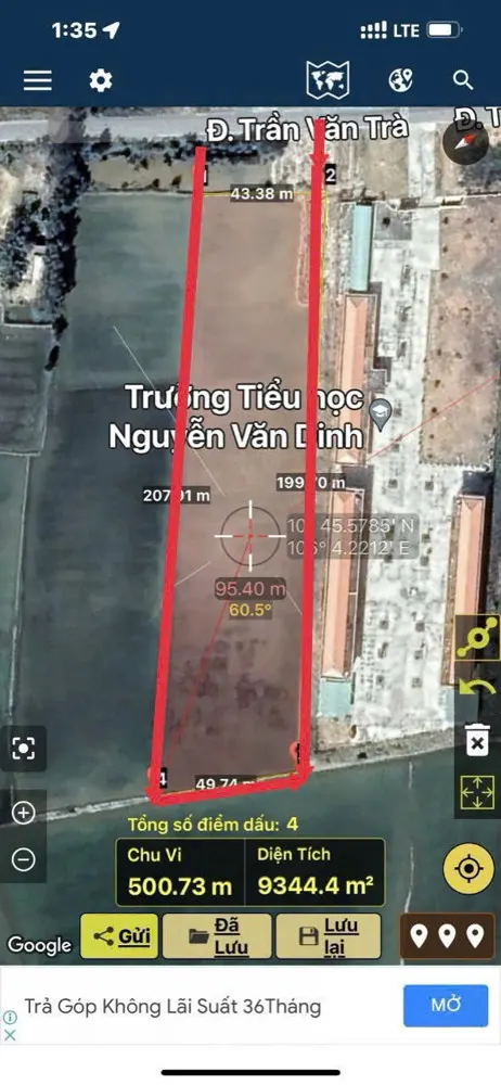 Chính Chủ Cần Bán Đất Mặt Tiền Đường Nhựa – Vị Trí Đẹp, Tiềm Năng Đầu Tư Cao - Tại Xã Mộc Hoá, Tỉnh