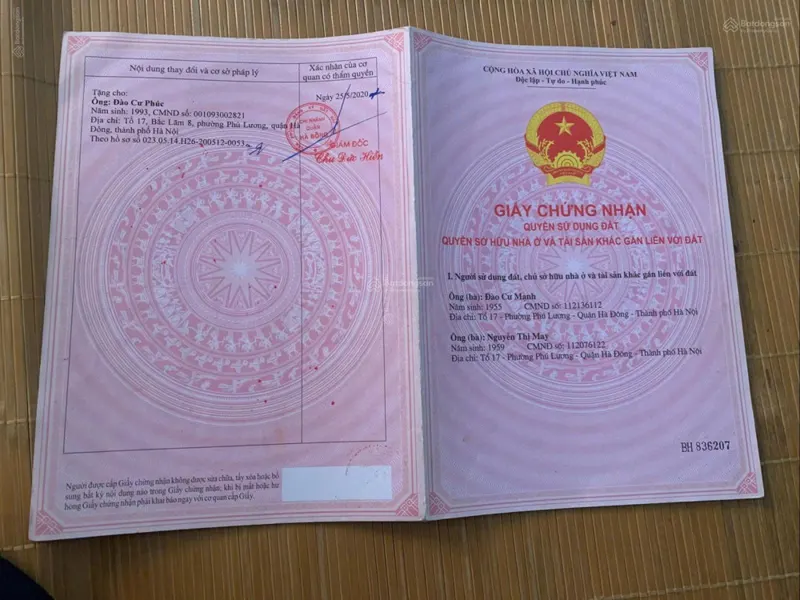 Bán Nhà Riêng Tại Tổ Dân Phố Bắc Lãm 8, Đường Thượng Mạo, Phú Lương, Hà Đông, 115 Triệu/m2