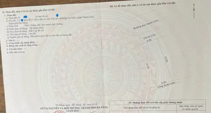 Bán Đất Trung Tâm Thanh Khê – Tân Hòa 7 - Sát Chợ