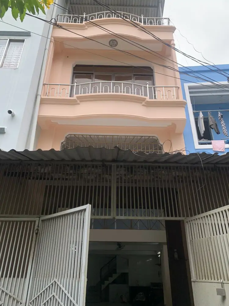 Nhà Hẻm Thẳng 6M 253/ Hà Tôn Quyền Ngay 3/2- 4X15- 4 Tầng- 13,5 Tr/th