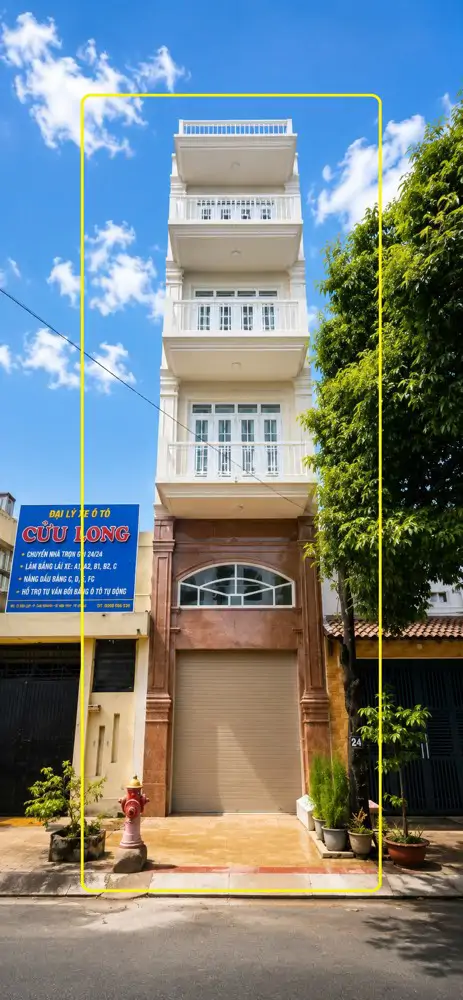 Cho Thuê Nhà Mặt Tiền Trần Thủ Độ Q.tân Phú 65M² 4Tầng, 24Triệu