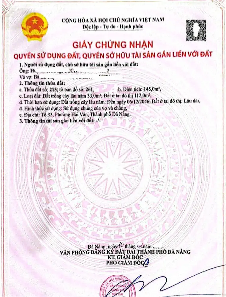 Bán Đất Kiệt Ô Tô Ngô Xuân Thu - Dt 145M2 - P. Hải Vân, Tp Đà Nẵng