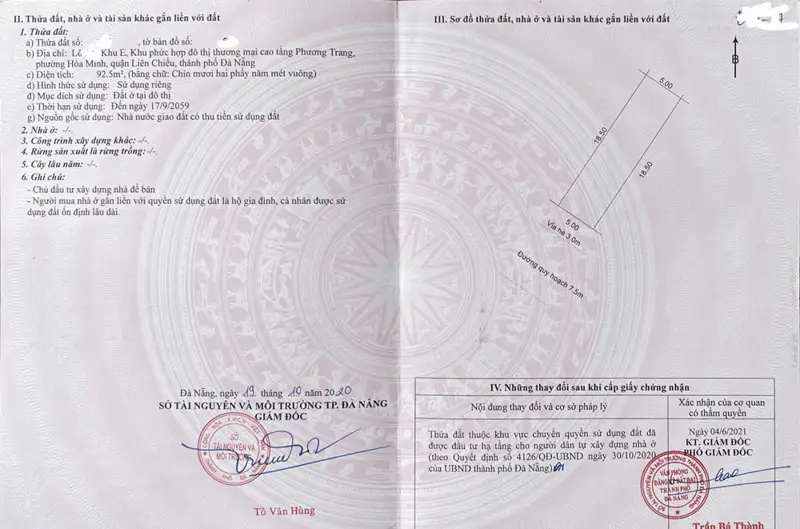 Bán Lô Đất Đường Hòa Phú 28 - Sạch Đẹp - Khu E Kim Long - ảnh 1