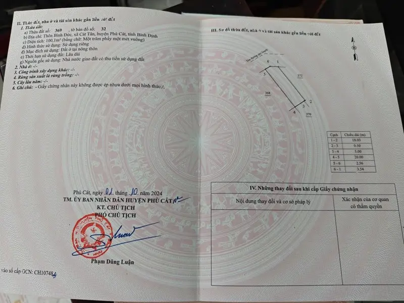 Đất Đẹp Chính Chủ - Lô Góc 2 Mặt Tiền Khu Sân Bay Phù Cát, Xã Cát Tân, Phù Cát - Bình Định