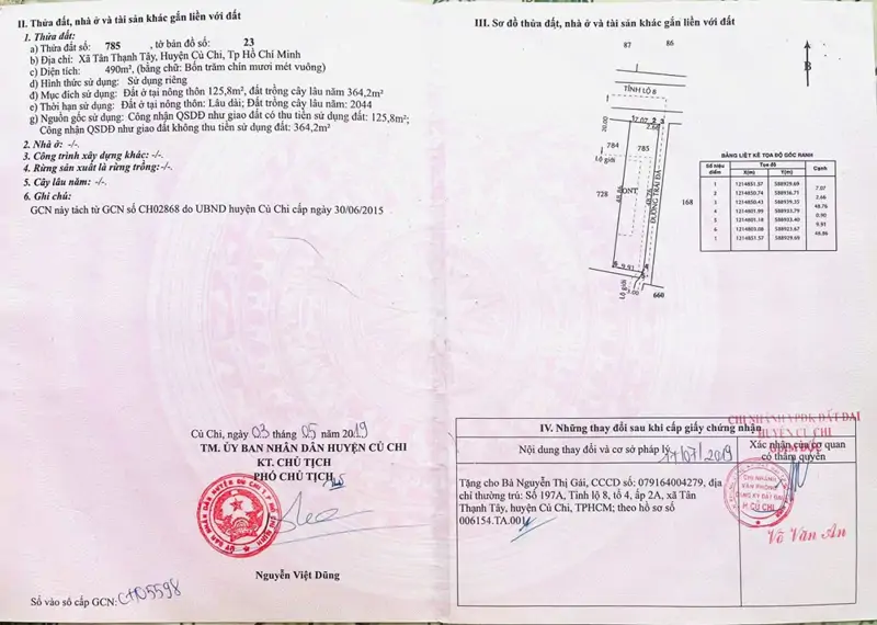Chính Chủ Bán Nhà Vị Trí Đẹp - Góc 2 Mặt Tiền Gần Ngã Tư Tân Quy - Xã Tân Thạnh Tây, Củ Chi, Hcm