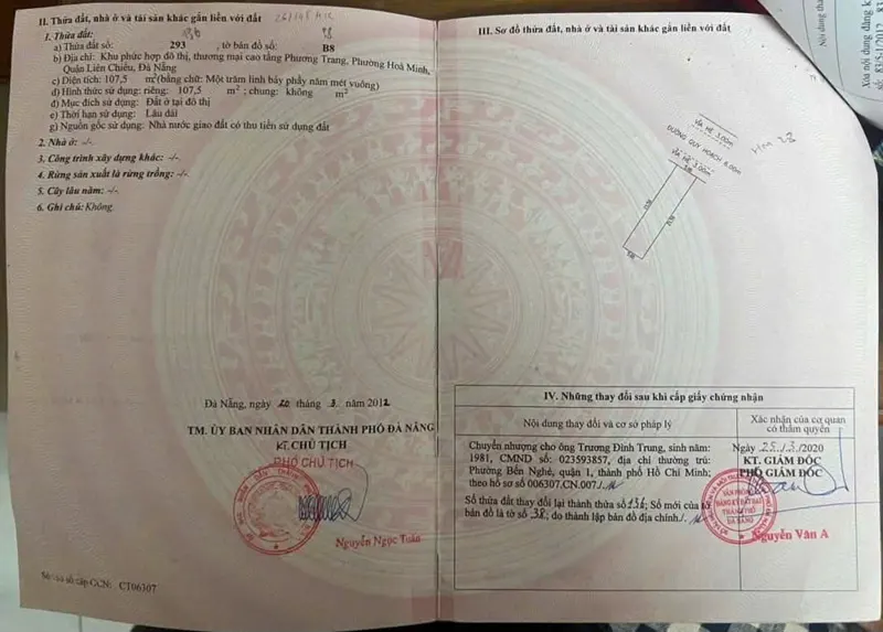Bán Đất Mặt Tiền Đường Hoà Minh 28 – Thông Hồ Tùng Mậu