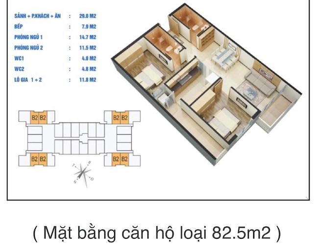 Căn hộ Golden West Thanh Xuân: 2-3PN, Giá từ 6x tr/m2, Sổ Đỏ Sớm