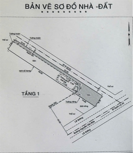 🏡 NHÀ ĐẤT HÓC MÔN 14 TỶ - 282.53m² (ĐÃ TRỪ QUY HOẠCH) - PHÁP LÝ CHUẨN