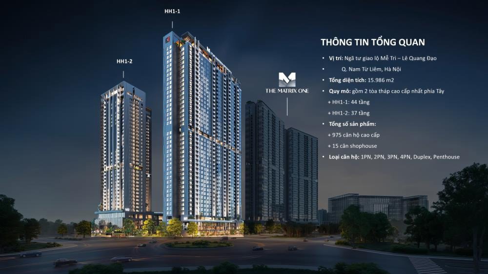 Căn Hộ The Luxe - The Matrix One Premium: 2PN, 87.9m² - Booking Ngay!