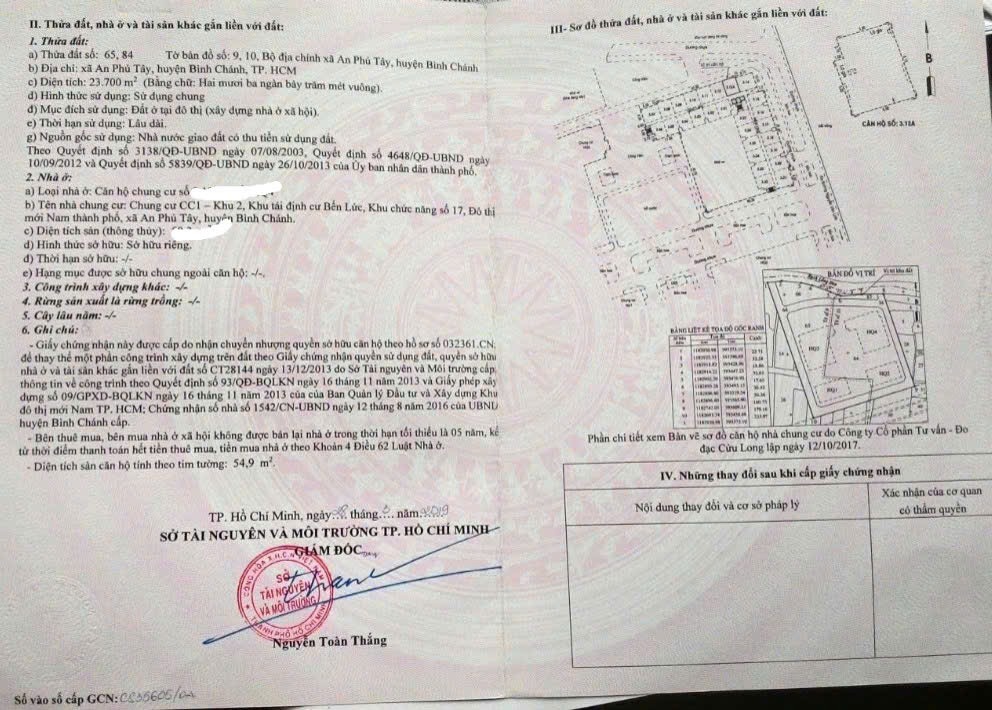 Bán Căn Hộ HQC Plaza Bình Chánh - 2PN, Sổ Riêng, Giá 1.35 Tỷ